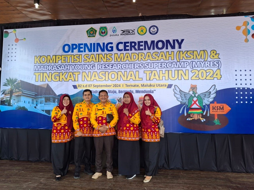 Kepala MAN 1 OKUT Hadiri Opening Ceremony KSM dan MYRES Tingkat Nasional 2024