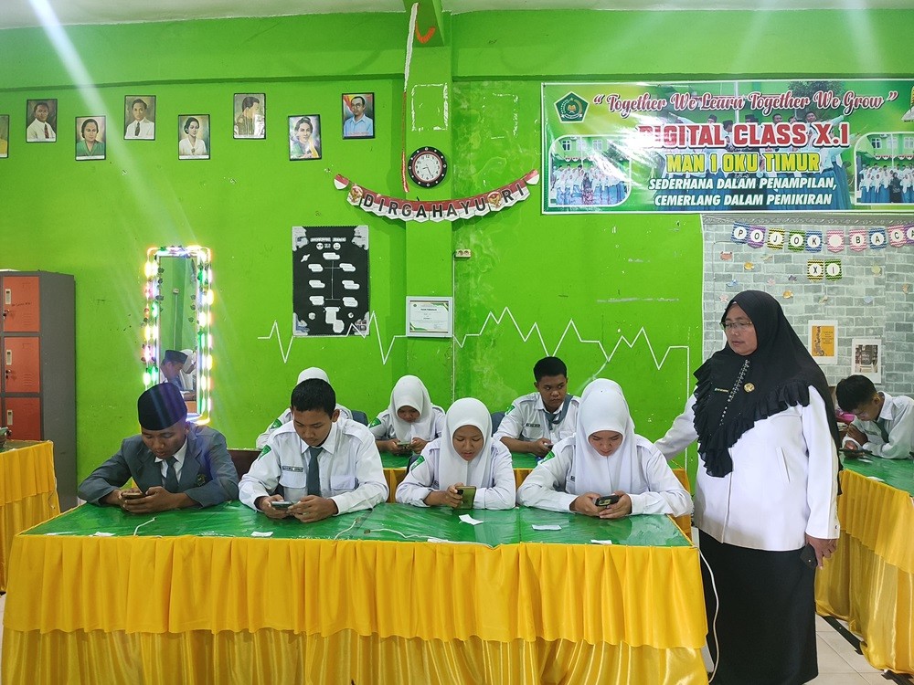MAN 1 OKUT Laksanakan Sumatif Tengah Semester (STS) Ganjil 2024 Sebagai Tolak Ukur Prestasi Belajar 